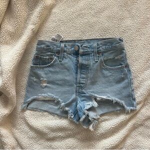 Distressed Denim Women Shorts